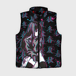 Женский жилет Sad Anime Girl, цвет: 3D-красный