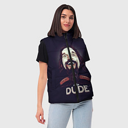 Женский жилет Большой Лебовский The Dude, цвет: 3D-черный — фото 2