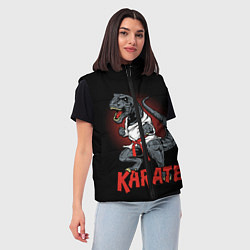 Женский жилет KARATE T-REX, цвет: 3D-светло-серый — фото 2