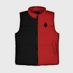 Женский жилет HQ Live Fast, Die Clown, цвет: 3D-красный