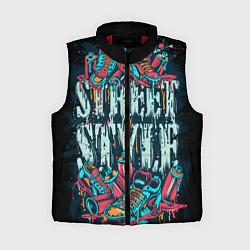 Женский жилет Обувь, испачканная краской