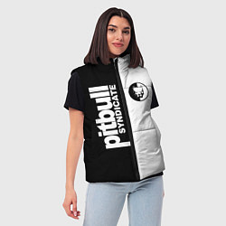 Женский жилет PITBULL SYNDICATE ПИТБУЛЬ, цвет: 3D-черный — фото 2