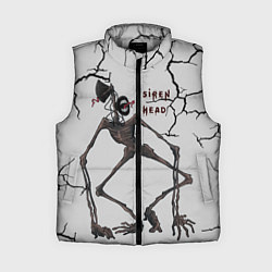 Женский жилет Сиреноголовый Игра Ужастик, цвет: 3D-светло-серый