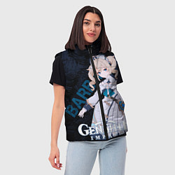 Женский жилет Барбара Genshin Impact, цвет: 3D-светло-серый — фото 2