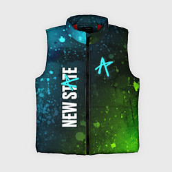 Женский жилет ПАБГ New State - Брызги, цвет: 3D-красный