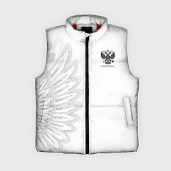 Женский жилет Russia MSKSide - Colorless, цвет: 3D-красный