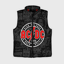 Женский жилет AC DC HIGH VOLTAGE, цвет: 3D-красный
