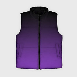 Женский жилет Ночной градиент Фиолетовый