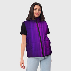 Женский жилет ВОЛШЕБНЫЙ СВЕТ, цвет: 3D-черный — фото 2