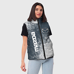 Женский жилет Мазда - Спрей, цвет: 3D-черный — фото 2