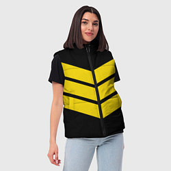 Женский жилет Три полоски, цвет: 3D-черный — фото 2