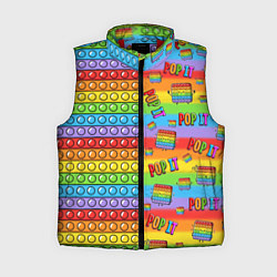Женский жилет POP IT СМАЙЛЫ