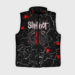 Женский жилет Slipknot Rock Слипкнот Музыка Рок Гранж, цвет: 3D-красный