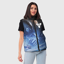 Женский жилет DESTINY 2 ЛЕДЯНОЙ МАРС ТАЙНЫЙ ГЕРОЙ, цвет: 3D-светло-серый — фото 2