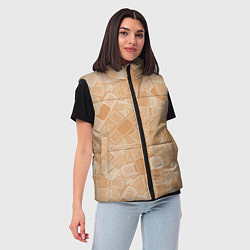 Женский жилет Просто пластыри, цвет: 3D-красный — фото 2