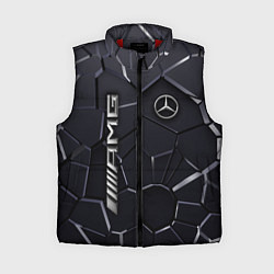 Женский жилет Mercedes AMG 3D плиты, цвет: 3D-красный