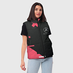 Женский жилет Мерседес Mersedes, цвет: 3D-черный — фото 2