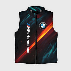 Женский жилет BMW M PERFORMANCE NEON БМВ М НЕОН, цвет: 3D-светло-серый