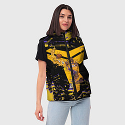 Женский жилет Los angeles lakers NBA, цвет: 3D-черный — фото 2