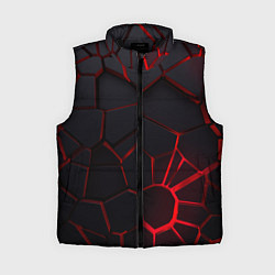 Женский жилет Адские 3D плиты 3Д геометрия плиты