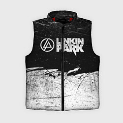 Женский жилет Линкин Парк Лого Рок ЧБ Linkin Park Rock