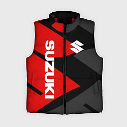 Женский жилет SUZUKI СУЗУКИ RED LOGO, цвет: 3D-красный