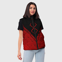 Женский жилет Berserk - Берсерк, цвет: 3D-светло-серый — фото 2