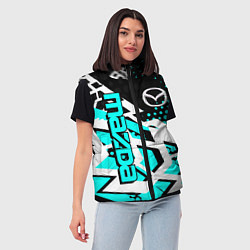 Женский жилет Mazda Мазда, цвет: 3D-красный — фото 2