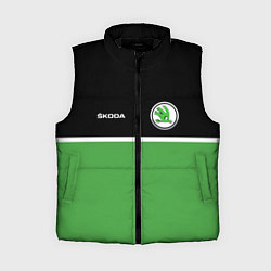 Женский жилет Skoda Два цвета, цвет: 3D-черный