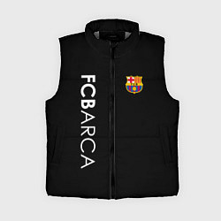 Женский жилет FC BARCA BLACK STYLE, цвет: 3D-светло-серый