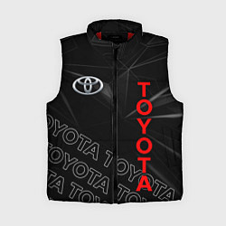 Женский жилет TOYOTA SPORT ГЕОМЕТРИЯ, цвет: 3D-красный