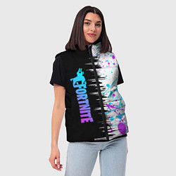 Женский жилет FORTNITE ФОРНТАЙТ, цвет: 3D-красный — фото 2