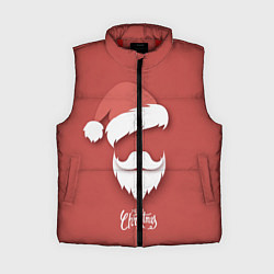 Женский жилет Merry Christmas Счастливого Рождества, цвет: 3D-красный