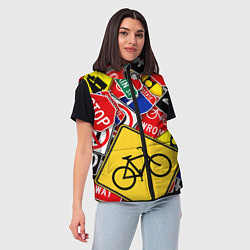 Женский жилет Главная дорога, цвет: 3D-светло-серый — фото 2