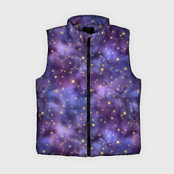 Женский жилет Акварельная ночь, цвет: 3D-светло-серый
