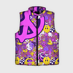 Женский жилет Психоделика Существа Знаки
