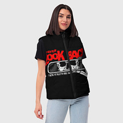 Женский жилет Никогда не смотри назад, цвет: 3D-светло-серый — фото 2