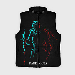 Женский жилет Dark Souls NEON Силуэт, цвет: 3D-светло-серый