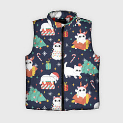Женский жилет Новогодние Котята 2022