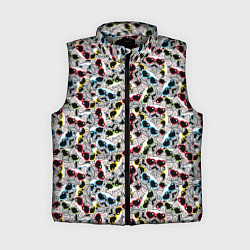 Женский жилет Модные Собачки, цвет: 3D-светло-серый