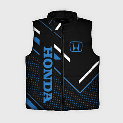 Женский жилет HONDA, ХОНДА ГЕОМЕТРИЯ, цвет: 3D-черный