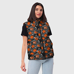 Женский жилет Баскетбольные Мячи Basketball, цвет: 3D-красный — фото 2