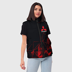 Женский жилет MITSUBISHI GEOMETRY RED SPORT JAPAN, цвет: 3D-черный — фото 2