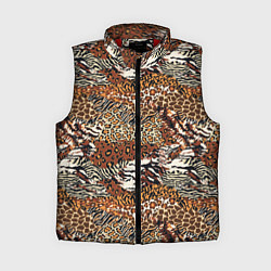 Женский жилет Шкуры Диких Животных