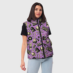 Женский жилет Rock n Roll alive!, цвет: 3D-красный — фото 2