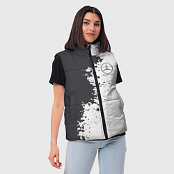 Женский жилет Mercedes-Benz Клякса, цвет: 3D-красный — фото 2