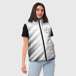Женский жилет Mercedes-Benz - White, цвет: 3D-красный — фото 2
