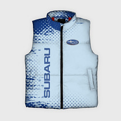 Женский жилет Subaru - Субару, цвет: 3D-красный