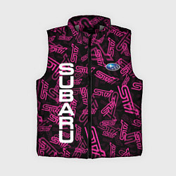 Женский жилет SUBARU STI PATTERN, цвет: 3D-светло-серый