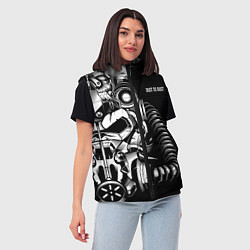 Женский жилет Power ArmorFallout, цвет: 3D-черный — фото 2